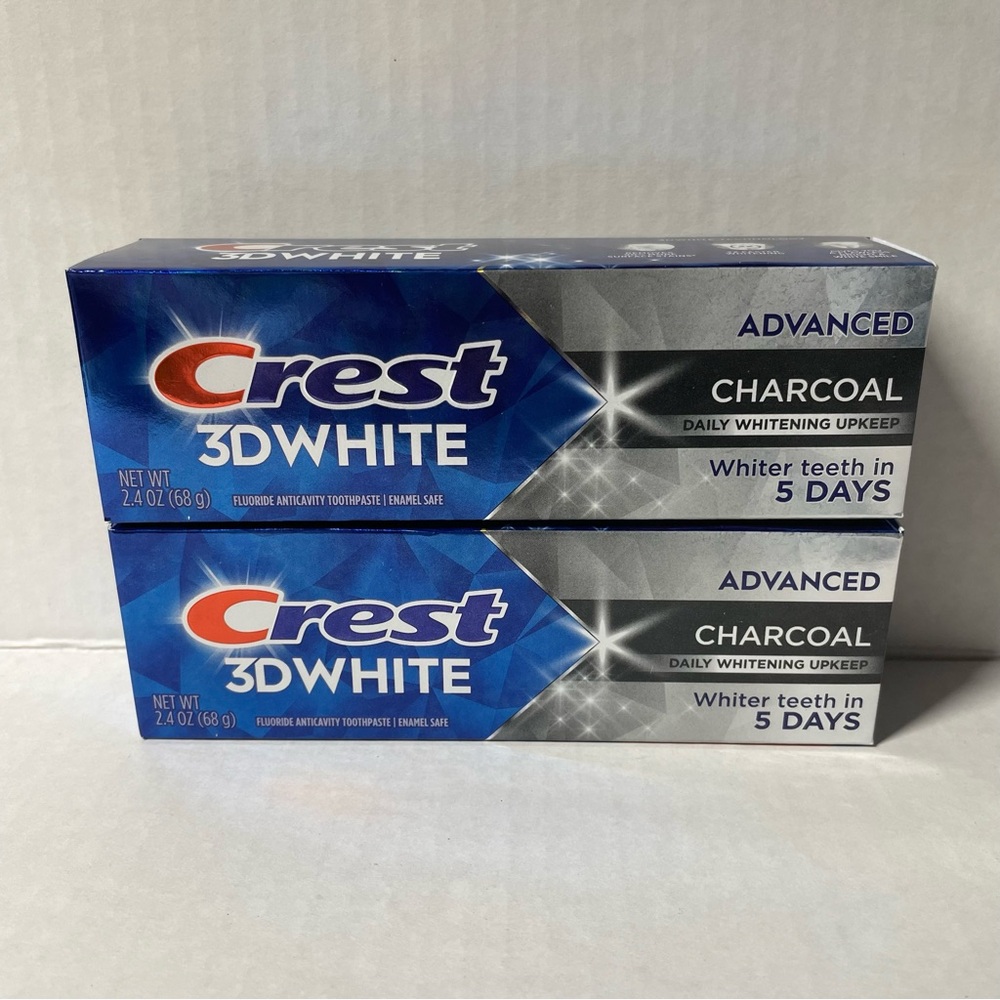 🦋$5🦋 Crest 3D White charcoal